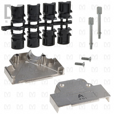 8655MHRA2501LF【CONN BACKSHELL 25POS 45DEG SHLD】