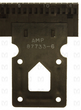 87733-6【CONN HOUSNG 30POS .100 POL W/STR】