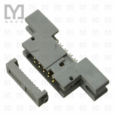 4610-6000【CONN PLUG 10P IDC 26-28AWG GOLD】