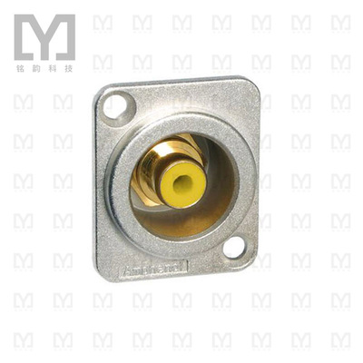 ACJD-YEL【CONN RCA JACK CHASIS MOUNT YELLW】