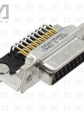 242A19540X【CONN DSUB HD RCPT 26POS R/A SLDR】