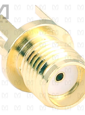 CONSMA003.062-G【CONN SMA RCPT STR 50OHM EDGE MNT】