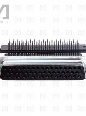 747193-1【CONN D-SUB RCPT 50POS R/A SOLDER】