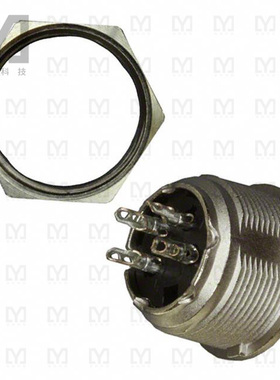 T 3303 009【CONN RCPT FMALE DIN 4P SLDR CUP】