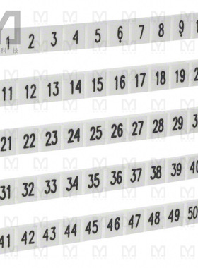 505040【TAG MARKING TERM BLOCK 1-50】