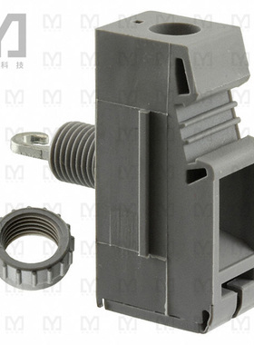 0711027【TERM BLK SCREW CLAMP 1POS GRAY】