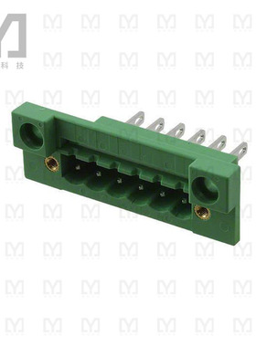 0710219【TERM BLK HEADER 6POS GREEN】