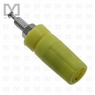 CONN BIND POST YELLOW FLUTED P3760