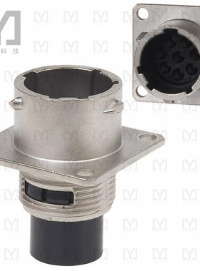 UT00128PH【CONN RCPT HSNG MALE 8POS PNL MNT】