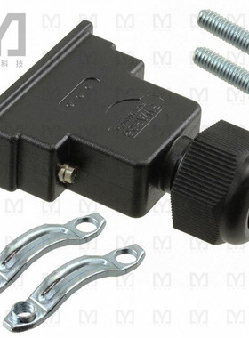 1731100020【CONN BACKSHELL 15POS 180DEG BLK】