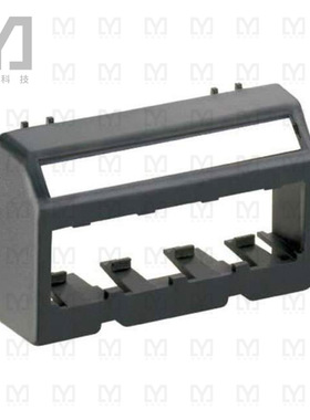 UICFFP4BL【FACEPLATE  4 PORT  FURNITURE  UL】