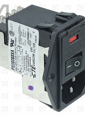 6-6609929-7【PWR ENT MOD RCPT IEC320-C14 PNL】