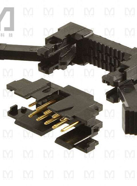 1-111504-4【CONN PLUG 10P IDC 26-28AWG GOLD】