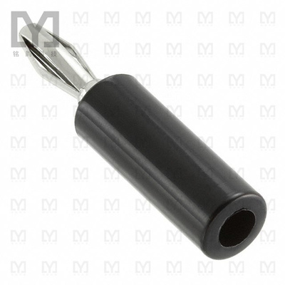 BU-00243-0【CONN BANANA PLUG SLDRLESS BLACK】