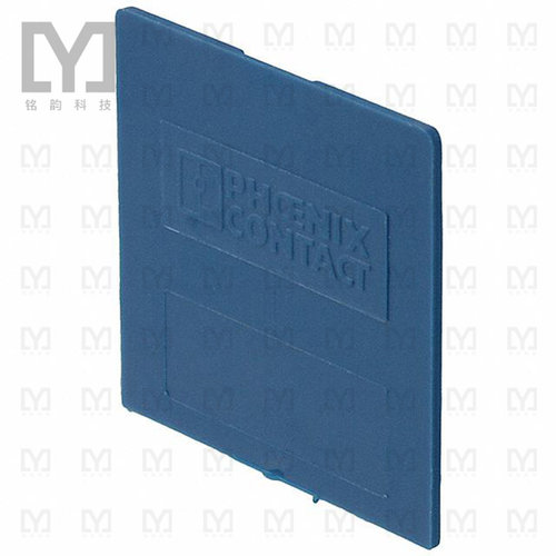 1415102【CONN TERM BLK END PLATE BLUE】