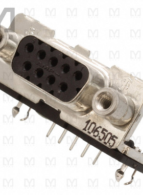 3-106505-2【CONN D-SUB RCPT 9POS R/A SOLDER】
