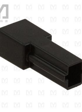 480053-4【CONN MALE TAB HSG 0.25 1POS BLK】