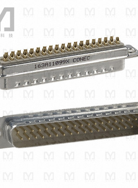 163A11099X【CONN D-SUB PLUG 37P SLDR CUP】