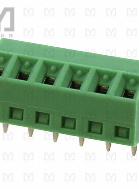 1728323【TERM BLOCK 6POS 55DEG 3.81MM PCB】