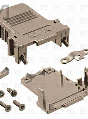 165X13479X【CONN BACKSHELL 15POS 180DEG SHLD】