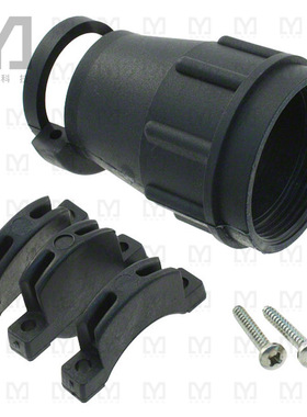 TR20ASR1N【CONN BACKSHELL W/CLAMP SZ 20 BLK】