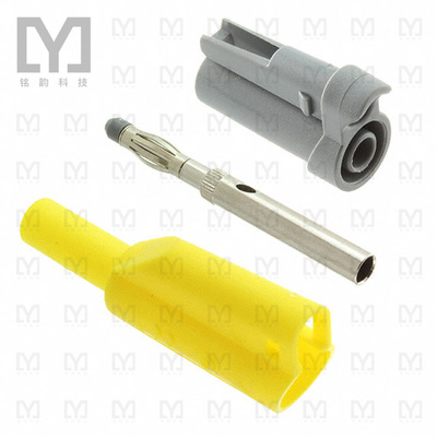 CT2631-4【CONN BANANA PLUG STACK SCREW YLW】