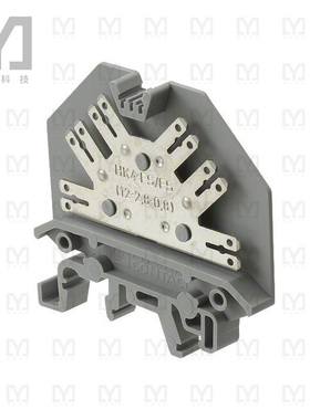 2017224【CONN TERM BLK FEED THROUGH GRAY】