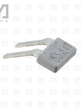 1733495【JUMPER TERM BLK 2POS FLAT PIN】