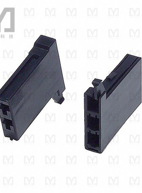 175362-1【CONN RECEPT 2POS 2ROW BLACK】