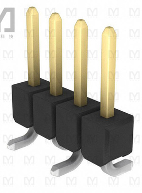 1241150-4【CONN HEADER SMD 4POS 2.54MM】