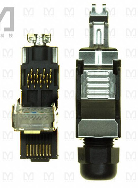 1903527-1【CONN MOD PLUG 8P8C SHIELDED】