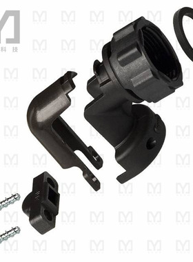 1546347-2【CONN BACKSHELL W/CLAMP SZ 11 BLK】