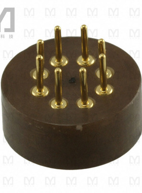 8058-1G49【CONN TRANSIST TO-5 8POS GOLD】