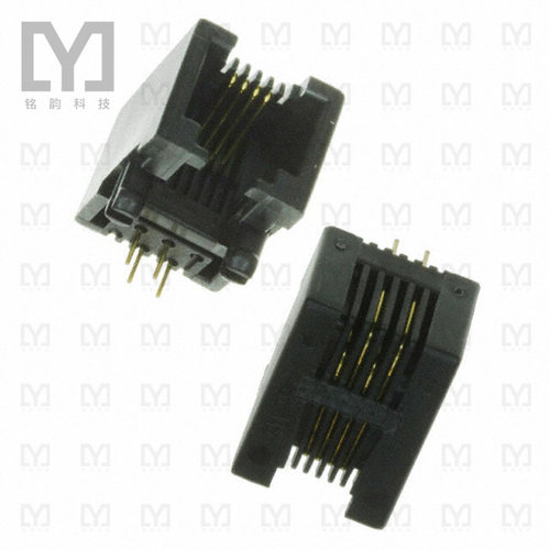 A-2004-0-4-LP-N-R【CONN MOD JACK 6P4C R/A UNSHLD】
