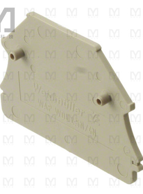 1060000000【CONN TERM BLK END PLATE RAIL BG】