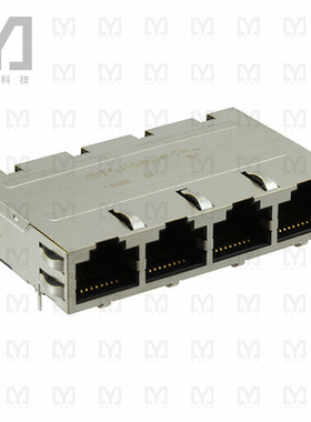 J1N-0007NL【CONN MAGJACK 4PORT 1000 BASE-T】