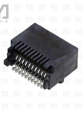 0744415010【CONN SFP+ RCPT 20POS SLD R/A SMD】