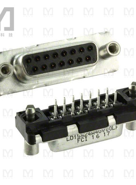 LD15S24A4GV00LF【CONN D-SUB RCPT 15POS VERT SLDR】