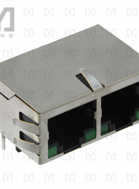 JX80-0019NL【CONN MAGJACK 2PORT 100 BASE-TX】