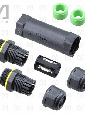 SC-L-UL13-03-GN【CONN CABLE JOINER BLACK/GREEN】