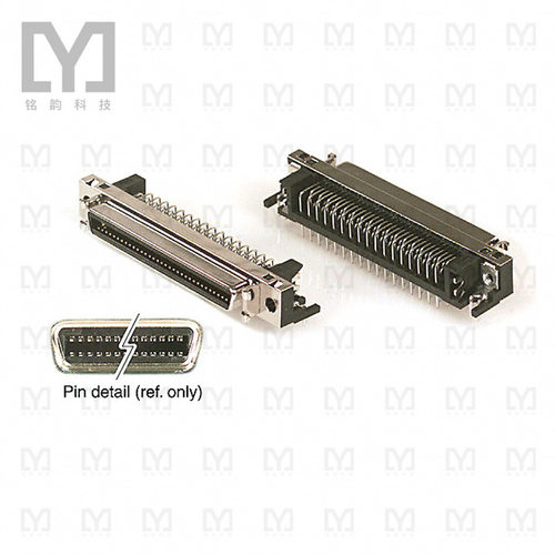 DX10GM-68SE(50)【CONN MINI HD RCPT 68P R/A SOLDER】
