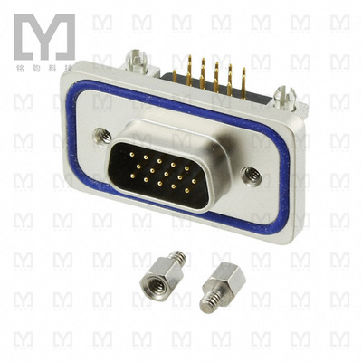 15-002193【CONN DSUB HD PLUG 15POS R/A SLDR】