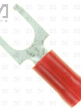 8-328516-1【CONN SPADE TERM 16-22AWG #10 RED】