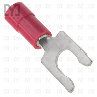 19099-0015【CONN SPADE TERM 18-22AWG #10 RED】