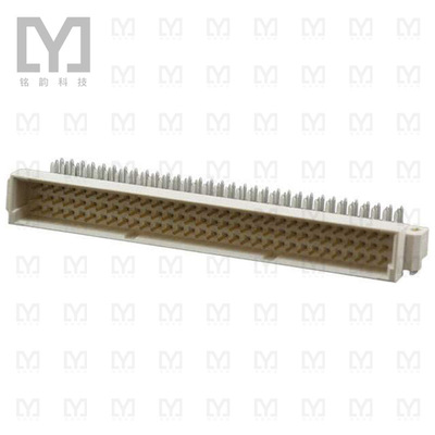 5650473-5【CONN DIN PLUG 96POS PCB RA GOLD】