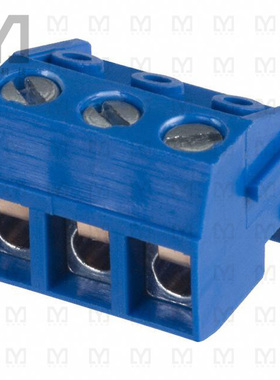OSTTH030160【TERM BLOCK PLUG 3POS 90DEG 5MM】