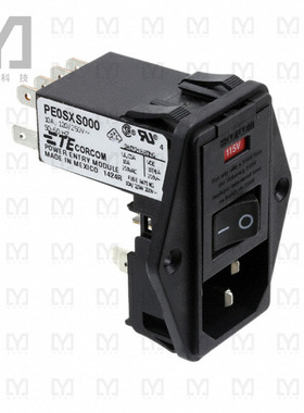 8-6609955-4【PWR ENT MOD RCPT IEC320-C14 PNL】