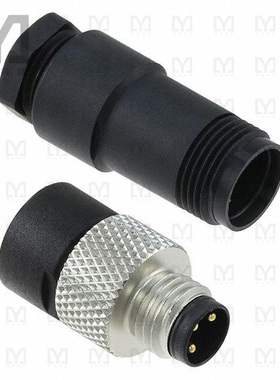 1200910004【CONN RCPT MALE 3POS GOLD SOLDER】