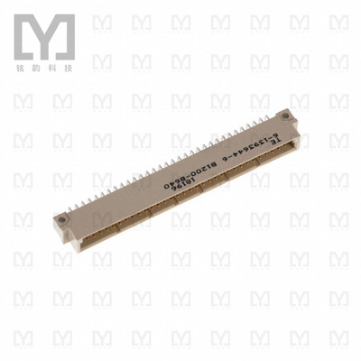 6-1393644-6【CONN DIN PLUG 64POS PCB RA GOLD】