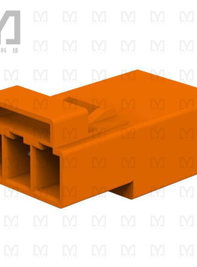 2834055-3【REC  3P LATCHED POKE-IN WTW CONN】